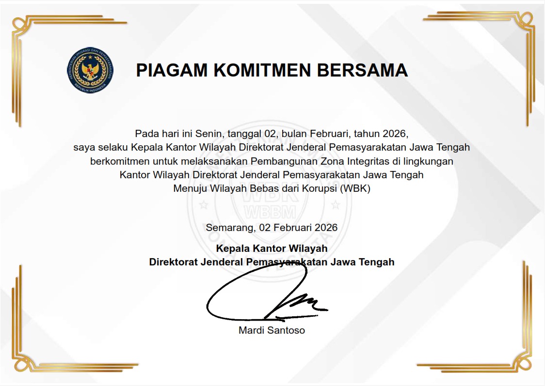 Piagam Komitmen Bersama